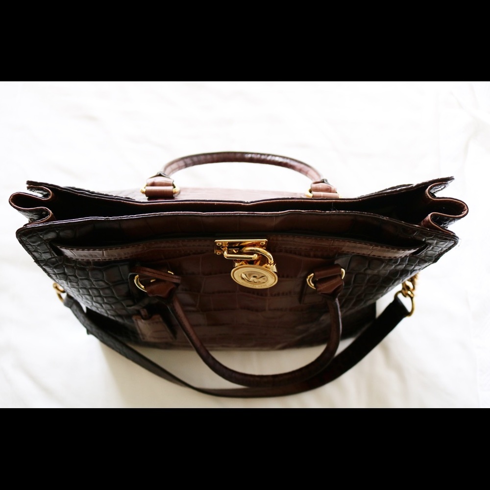 Michael Kors Hamilton Limited Edition Croc Tote - Picture 3 of 8